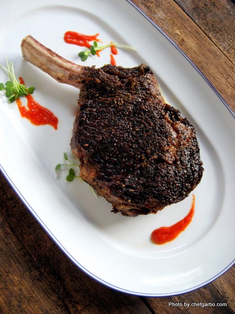 Ribeye Steak Cowboy Style- Gluten Free - Organic Gluten Free - Organic - Cowboy Bone-In Ribeye Steak