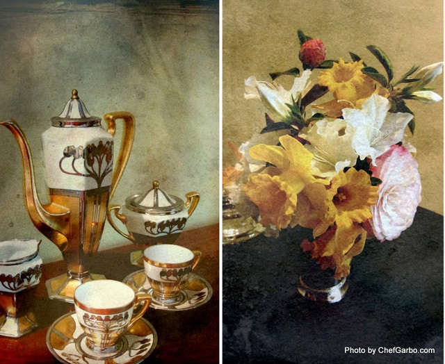 High Tea Table Setting - Limoges Art Deco Tea Set