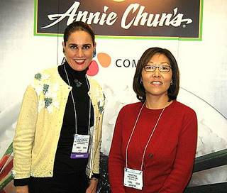 Chef Garbo & Annie Chun at Fancy Food Show