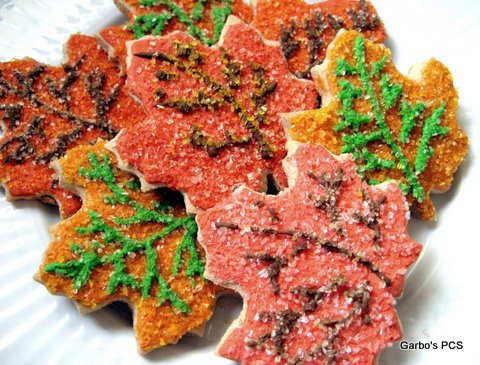 Thanksgiving Holiday Maple Leaf Cookies - Gluten Free
