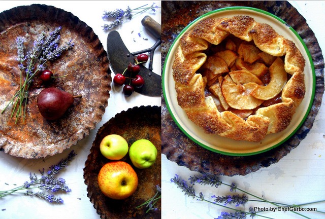 Gluten Free - Organic - Rustic Apple & Pear Galette