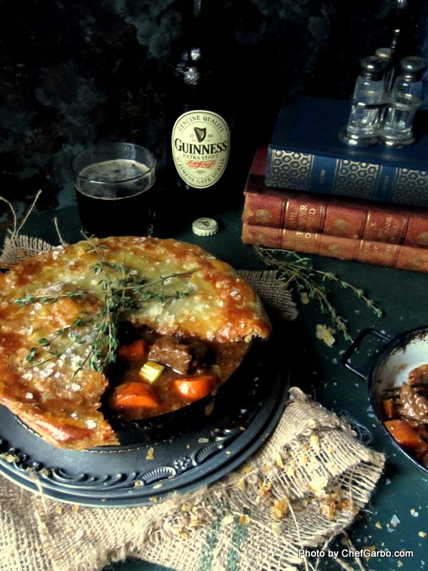 St. Patrick's Day - Beef & Guinness Pie