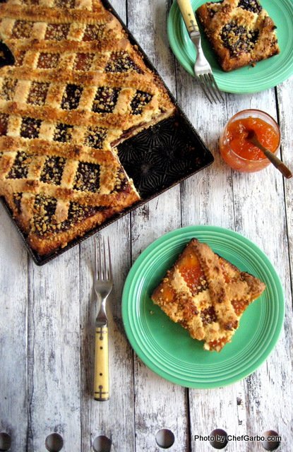 Gluten Free - Organic - Railroad Cake with Garbo's Apricot Jam