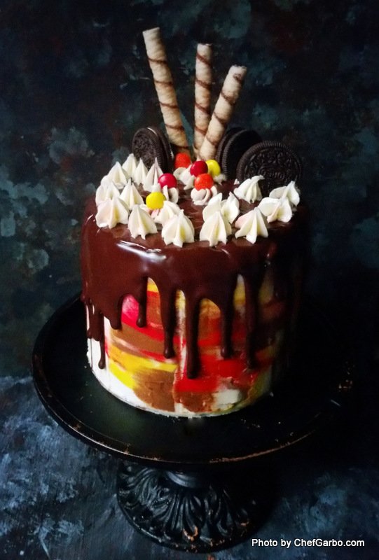 Desserts & Pastries - Garbo's Personal Chef Service - Chocolate Drip Cake - Thanksgiving