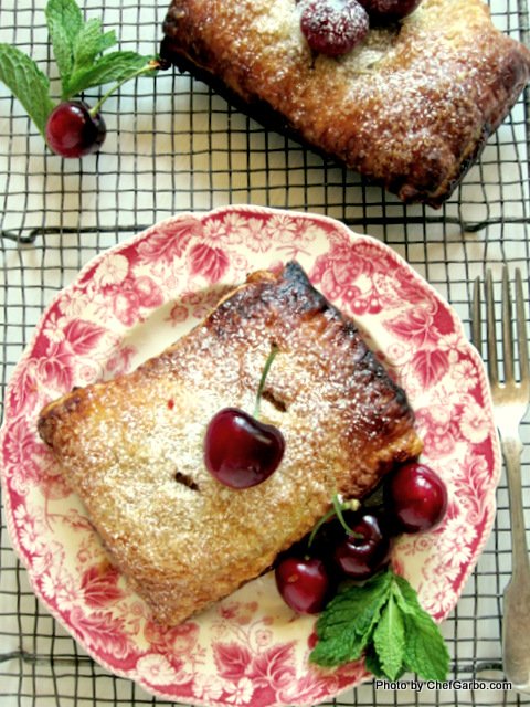 Cherry Hand Pie for two