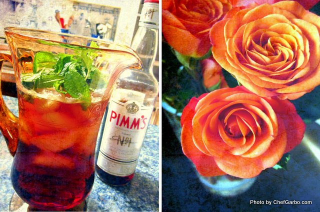High Tea - Pimms Cocktail with Mint