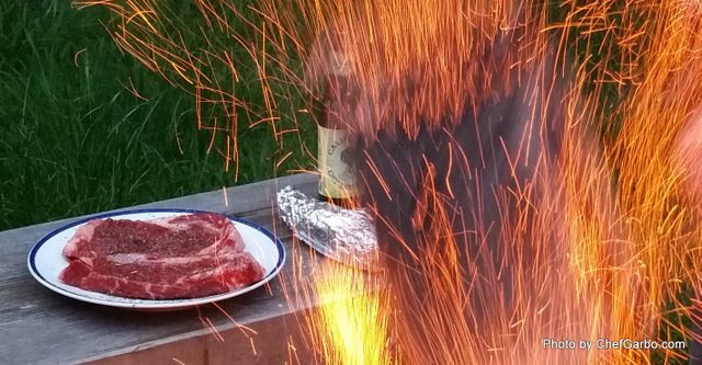Cooking wth Fire - Marinate the Meats